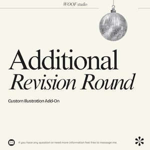 Additional Revision Round — Custom Hand-Drawn Illustration Add-On – Personalized digital Icon Brands, Crafting small Business Web App Print