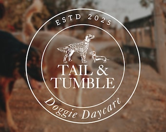 Doggie Daycare Logo Dog Walking Logo Dog Logo Dog Groomer SVG Dog Groomer Logo Dog business logo dog business Pet Logo for Dog Walker Care