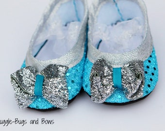 Zapatos de Reina de las Nieves para bebé niña - Zapatos de Reina de Hielo - Zapatos de Princesa para niña - Zapatos de Cumpleaños de Princesa - Mary Janes