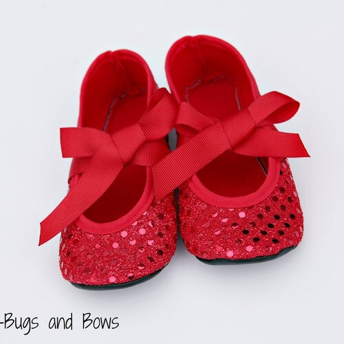Ruby Red Slippers Ruby Slippers Wizard of Oz Dorothy Shoes Etsy