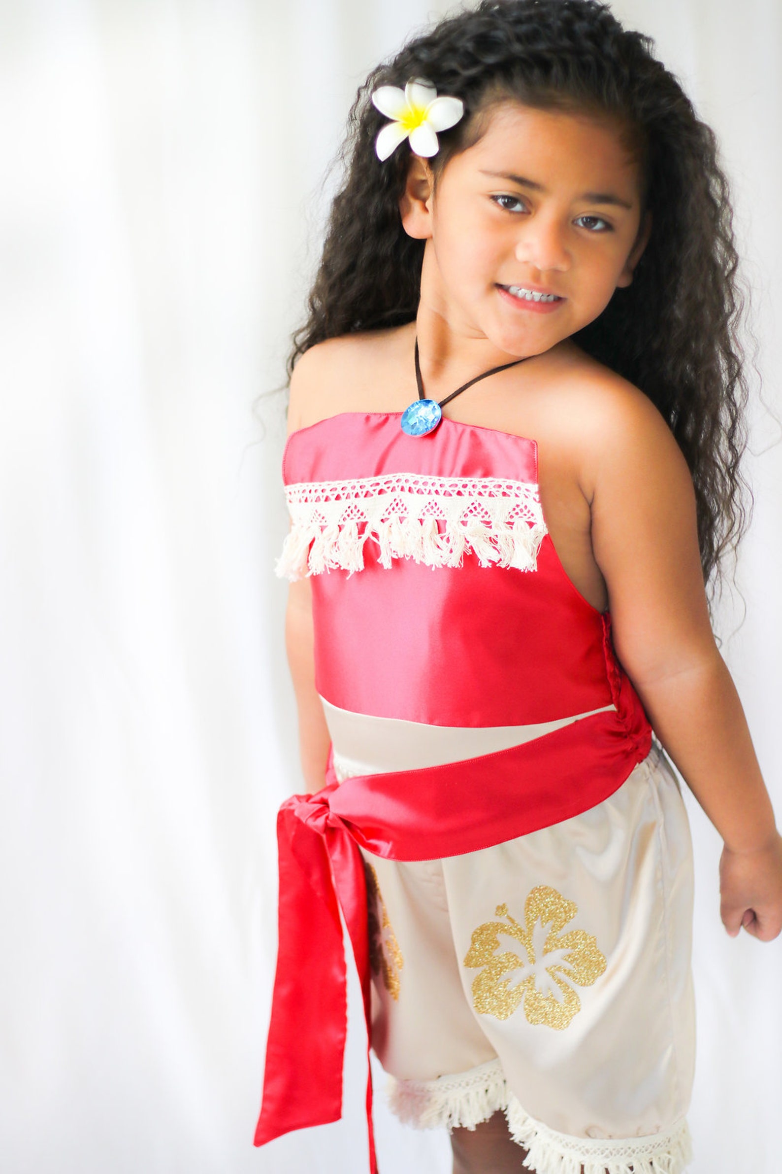 Polynesian Princess Romper Island Princess Costume Etsy