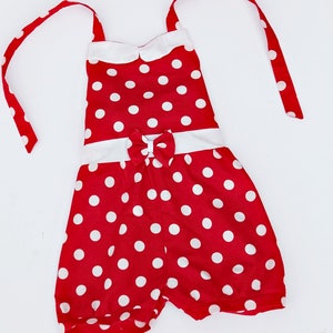 Red Polka Dot Play Slippers Sizes 1 12 MEASURE your child's foot PLEASE image 5