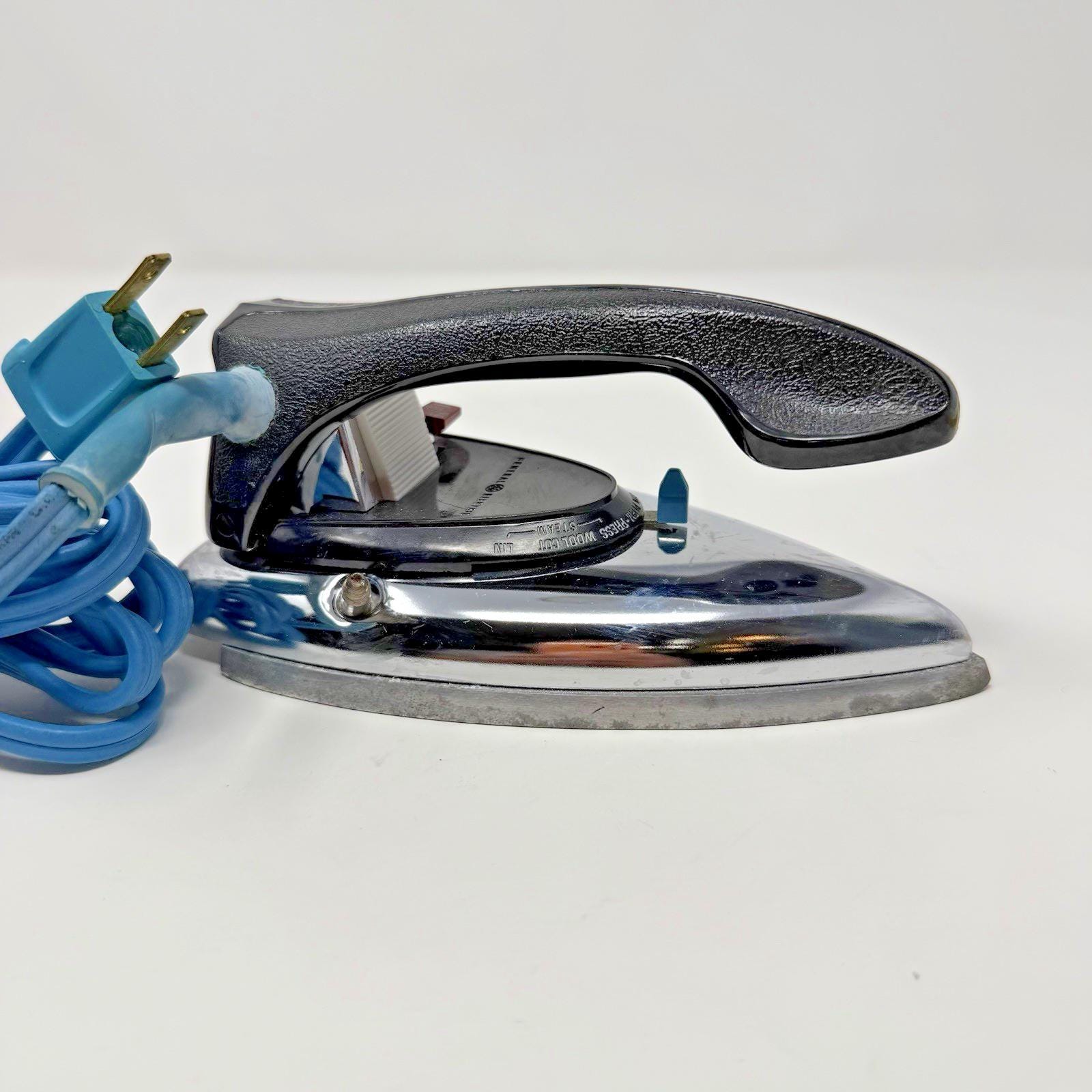 Vintage GE Travel Iron F49: Spray, Steam, Dry (works, Box, Manual