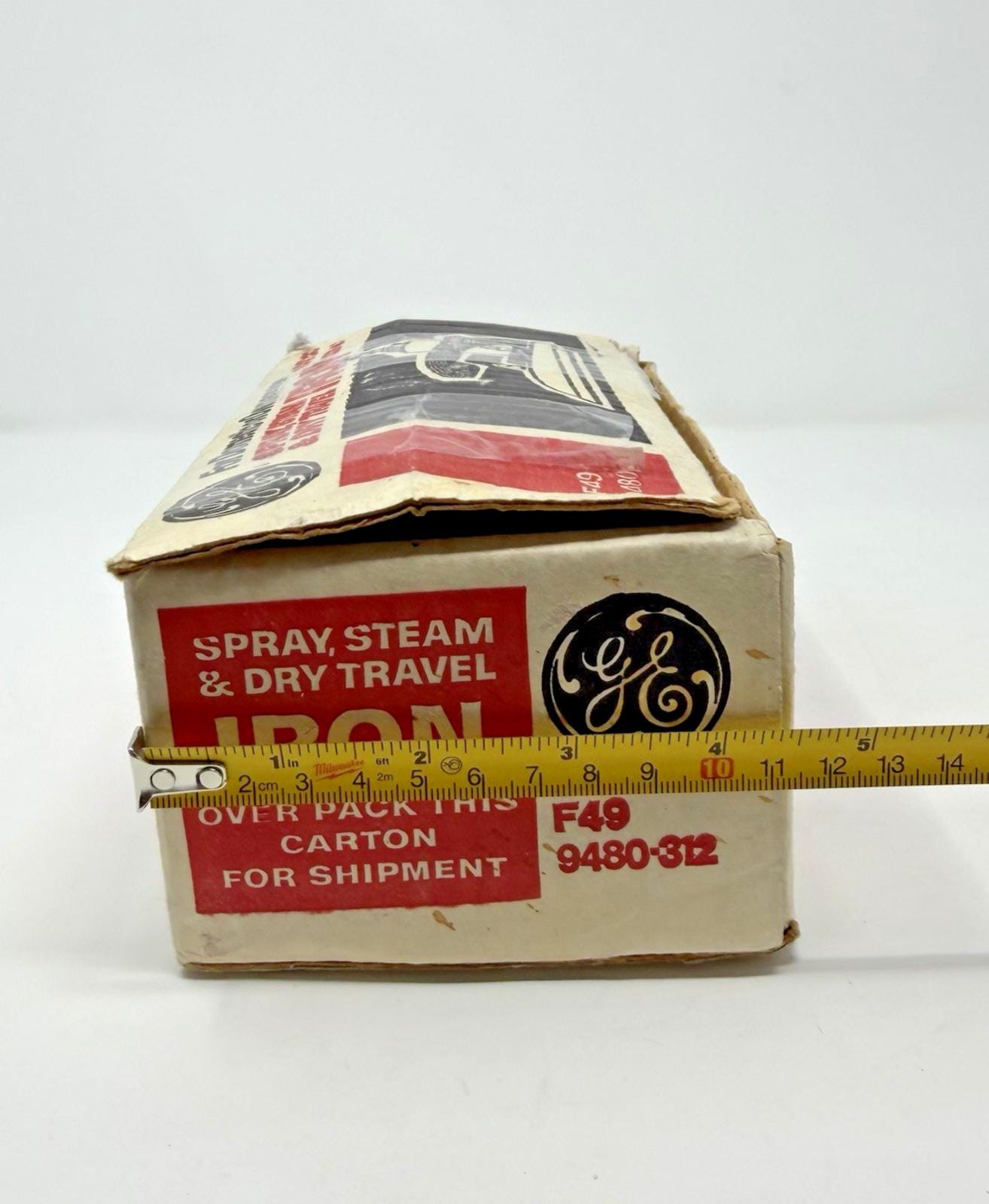 Vintage GE Travel Iron F49: Spray, Steam, Dry (works, Box, Manual
