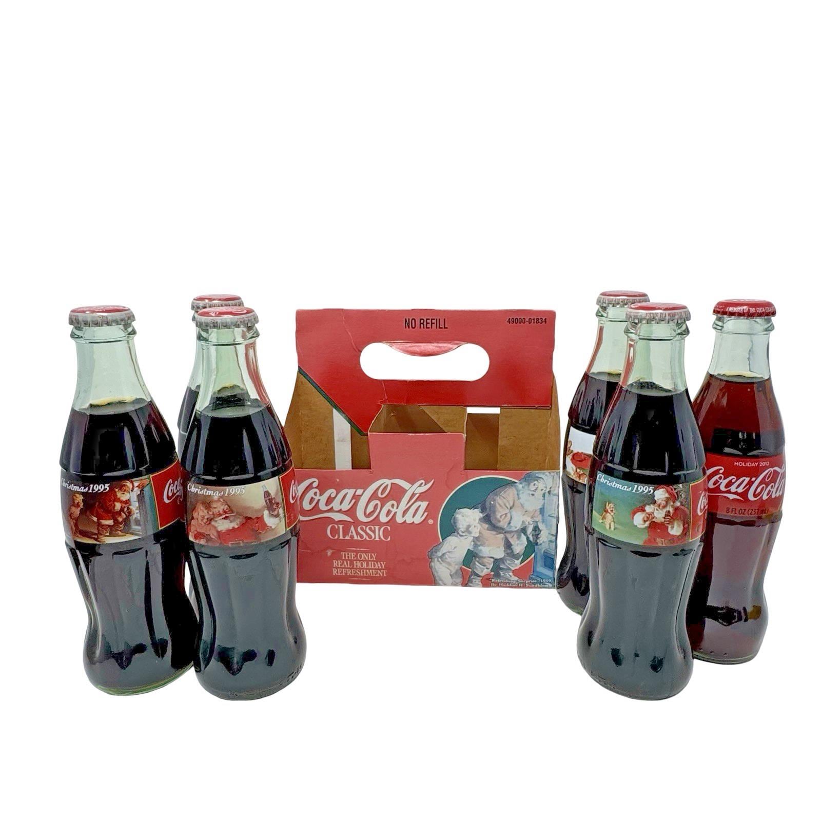 1995 Christmas Coke Bottles - Etsy