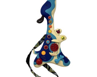 B Toys Interactive Dog Guitar Woofer Working Condition Toy Guitar Used Tested