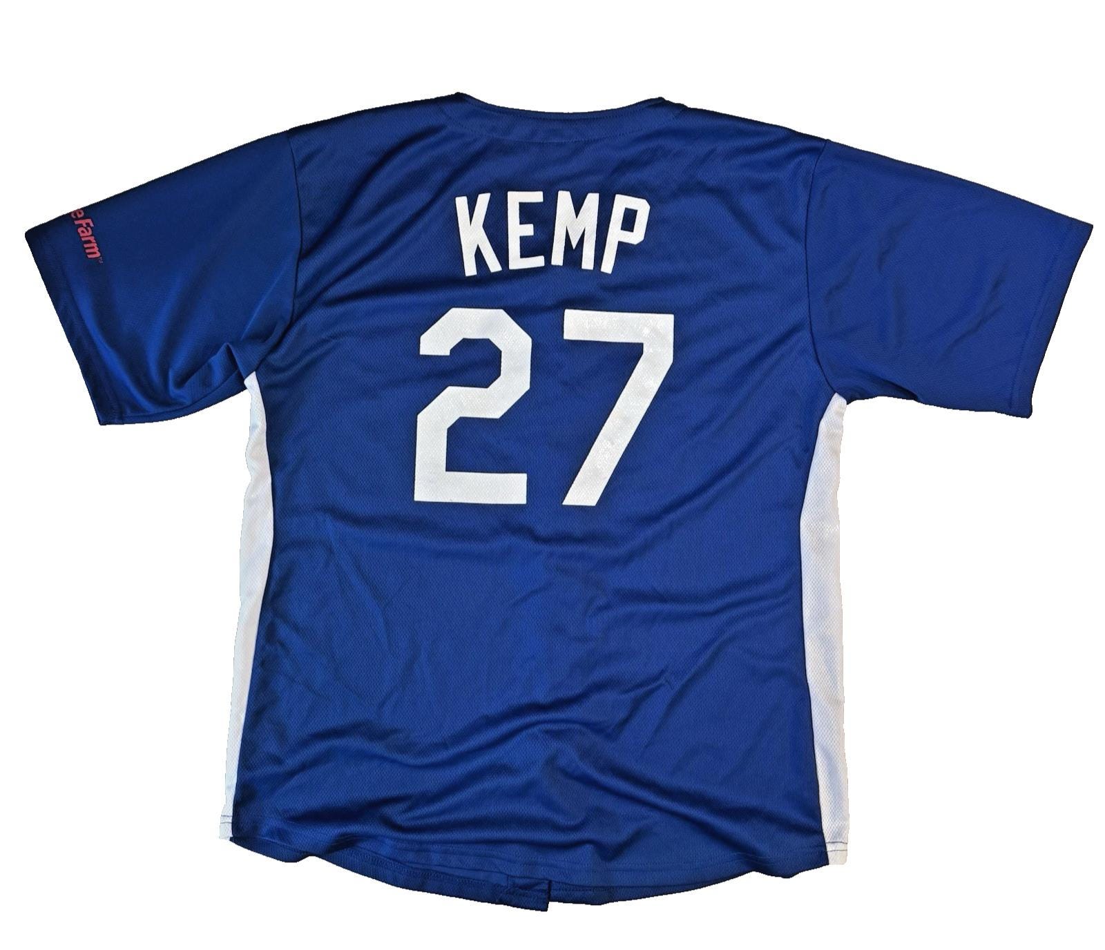 Vtg Matt Kemp #27 Los Angeles Dodgers MLB Baseball Jersey XL EUC