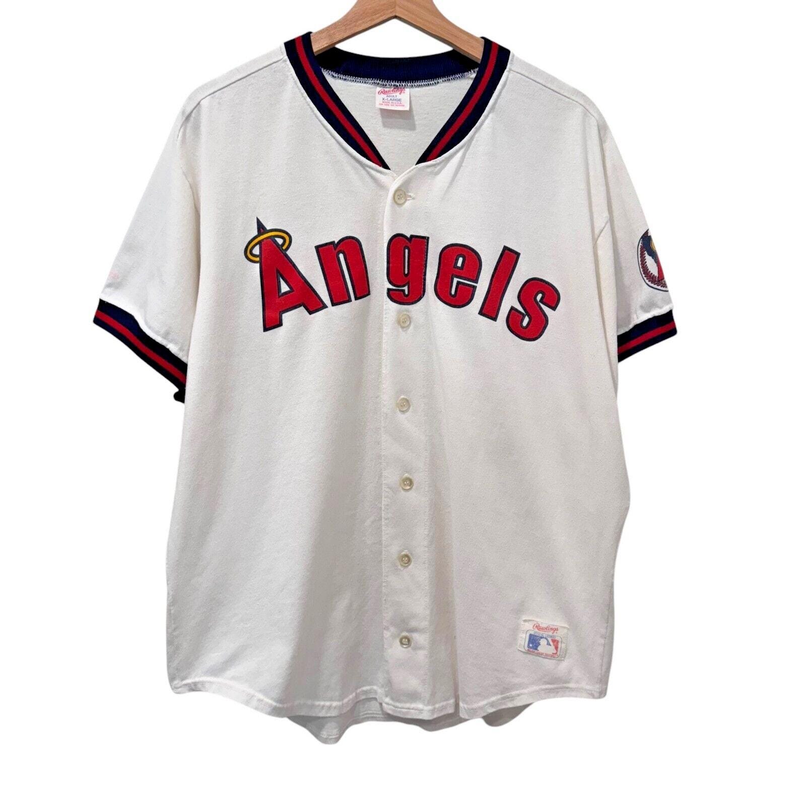 1920s Vintage MLB Angels ヴィンテージ ユニフォーム T Vintage Rawlings 1989-1992 California Angels MLB Baseball