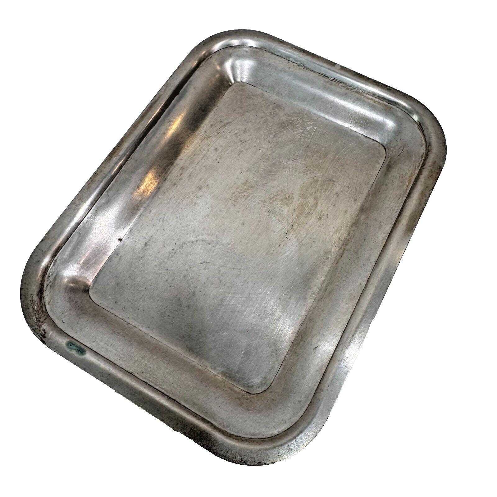 Vintage 1940s Grand Silver Co. Wear-brite Nickel Silver Tray 6