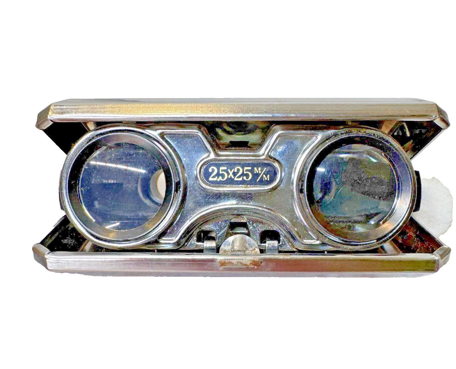 VTG折りたたみ双眼鏡 焦点距離2.5 x 25 mm 日本製 4インチx2.5インチ 