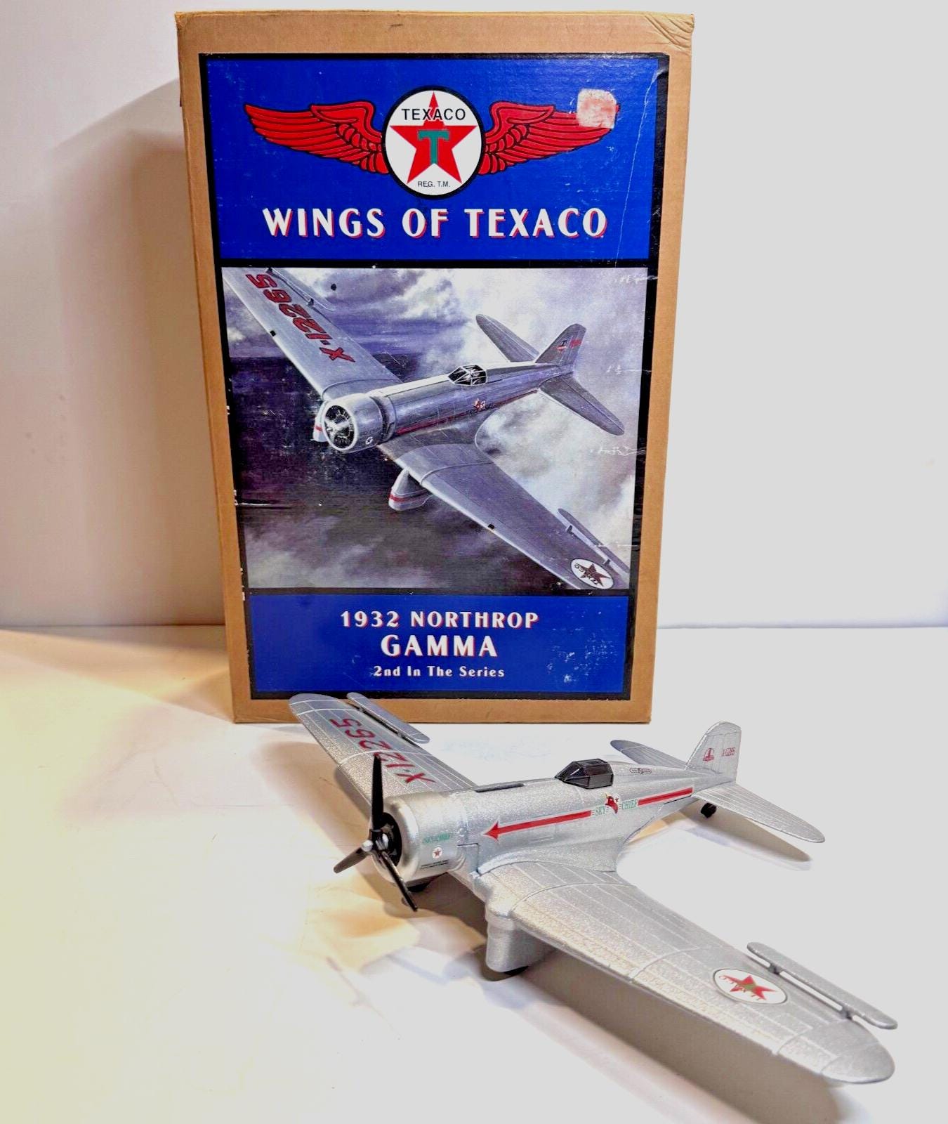 Ertl Wings of Texaco 1932 Northrop Gamma Airplane Bank 2nd in