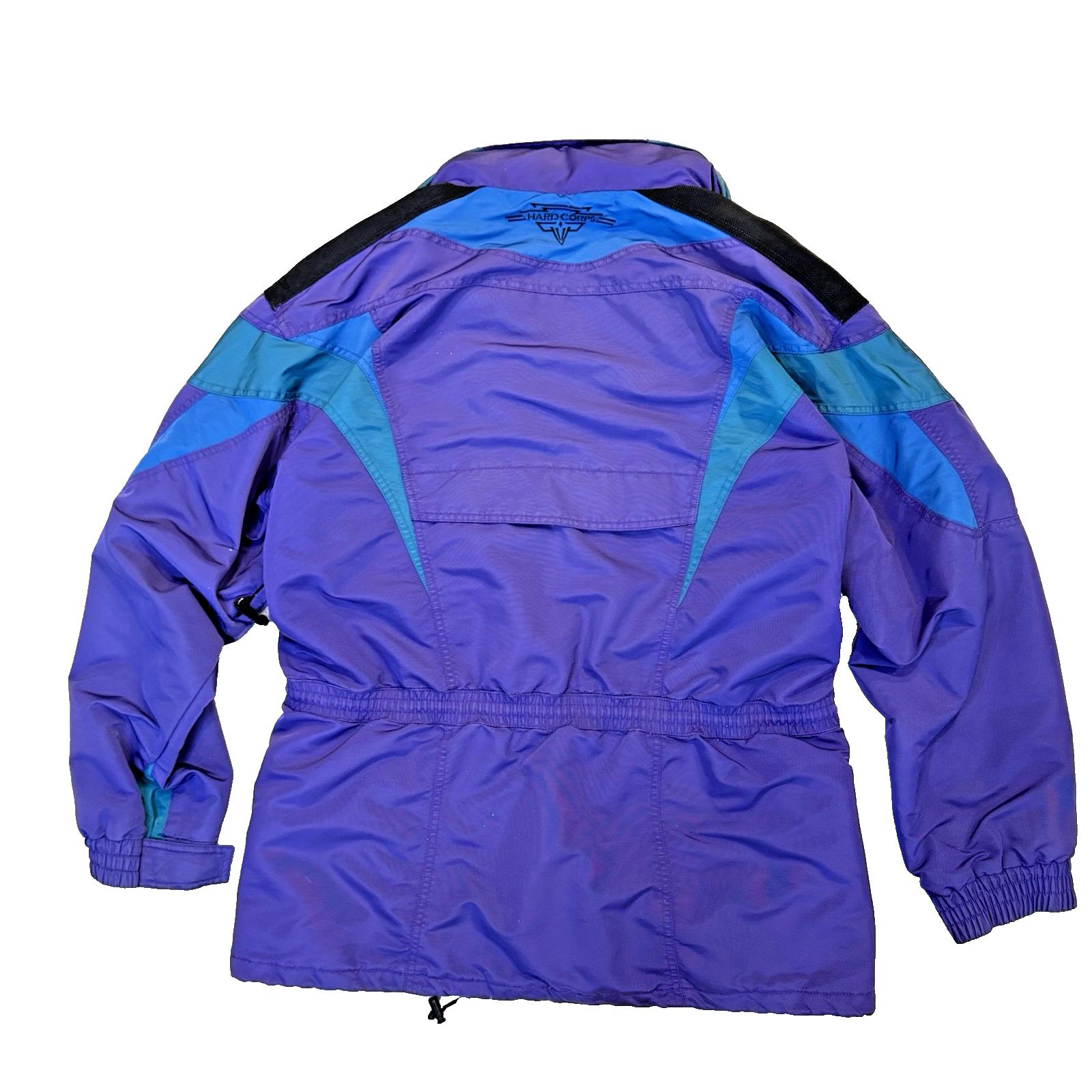 Vintage Hard Corps Ski Jacket: 80s/90s Color Block Snowboarding