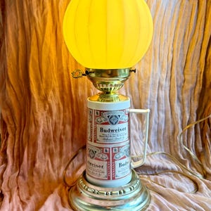 Vintage Budweiser Lamp - Etsy