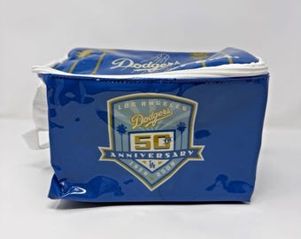 Rare Vintage Los Angeles Dodgers 50th Anniversary Insulated Snack Bag SGA NOS
