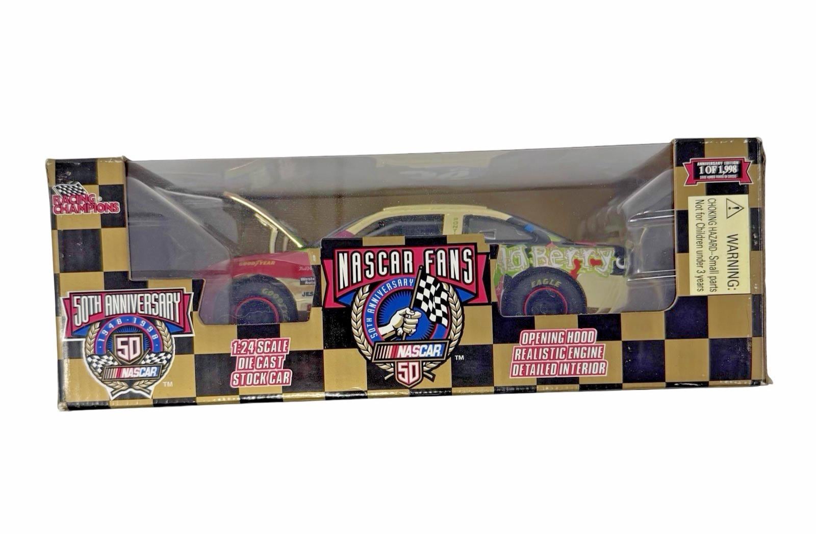 Racing Champions 1998 Nascar #36 50th Anniversary Stock Car 1:24