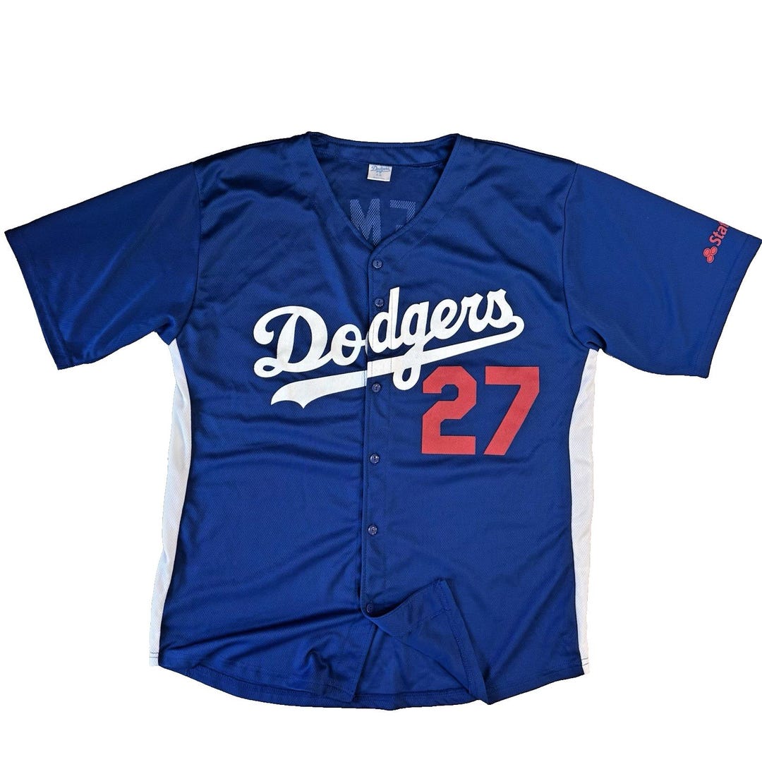 Vtg Matt Kemp #27 Los Angeles Dodgers MLB Baseball Jersey XL EUC