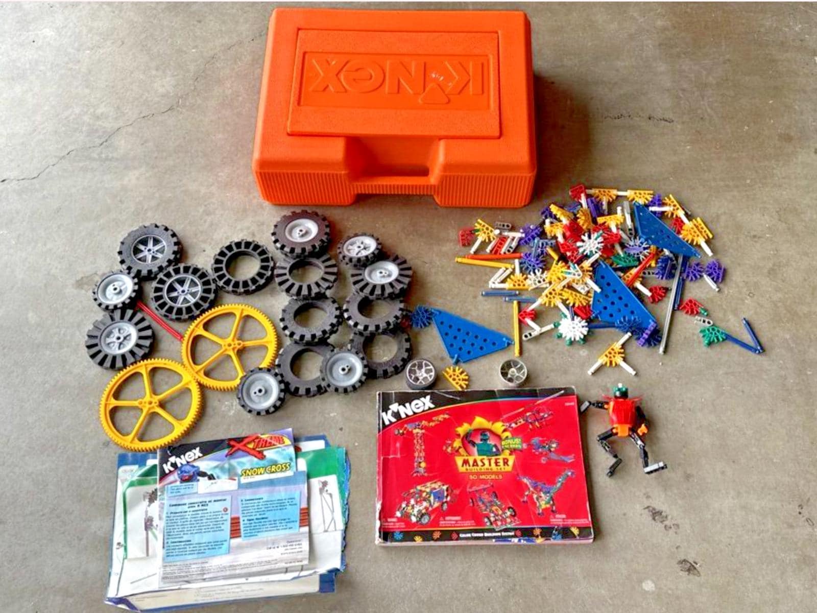 Vintage K'NEX Master Building Set 50 Models 1999 35149 EUC - Etsy