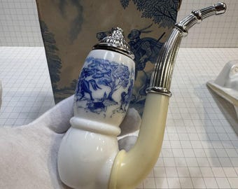 Vintage Avon Dutch Pipe Tai Winds Cologne 2 FL oz Decanter Empty W/ Box