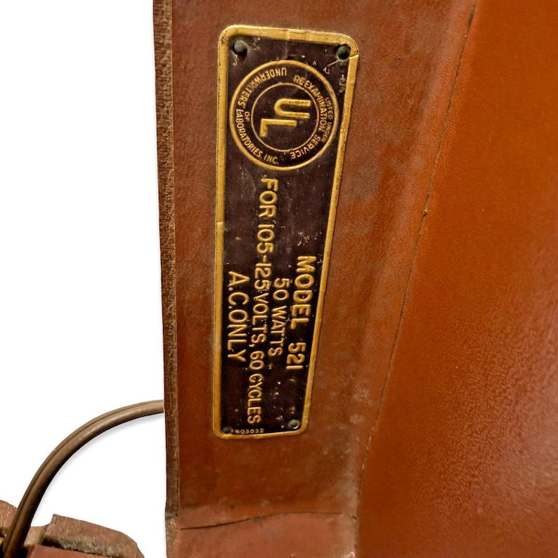 Vintage Emerson Modell 521 Tragbarer Plattenspieler Röhre Plattenspieler Teile Siehe Video Bild 7