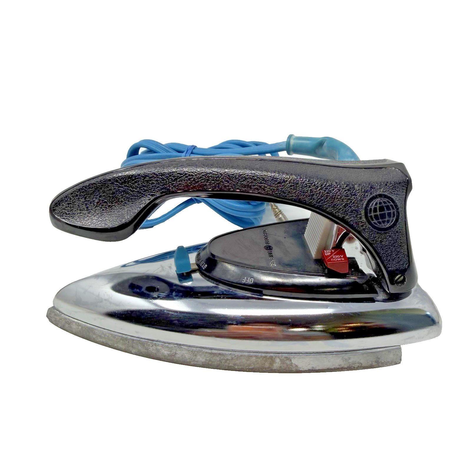 Vintage GE Travel Iron F49: Spray, Steam, Dry (works, Box, Manual
