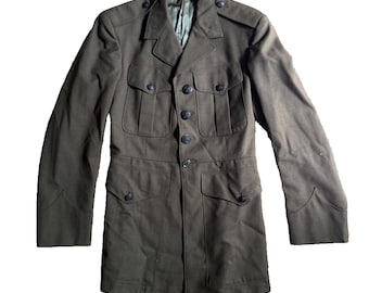 U.S. Marine Corps Dress Green Service Coat 36R NSN 8405-00-282-1811