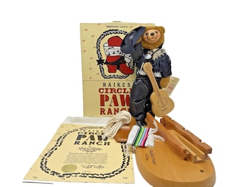 Robert Raikes Circle Paw Ranch Calico Pete Bear #617/1500 Limited Edition w/ COA