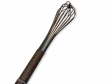 Antique Wire Whisk 12” Primitive Kitchen Utensil Rustic Farmhouse Decor