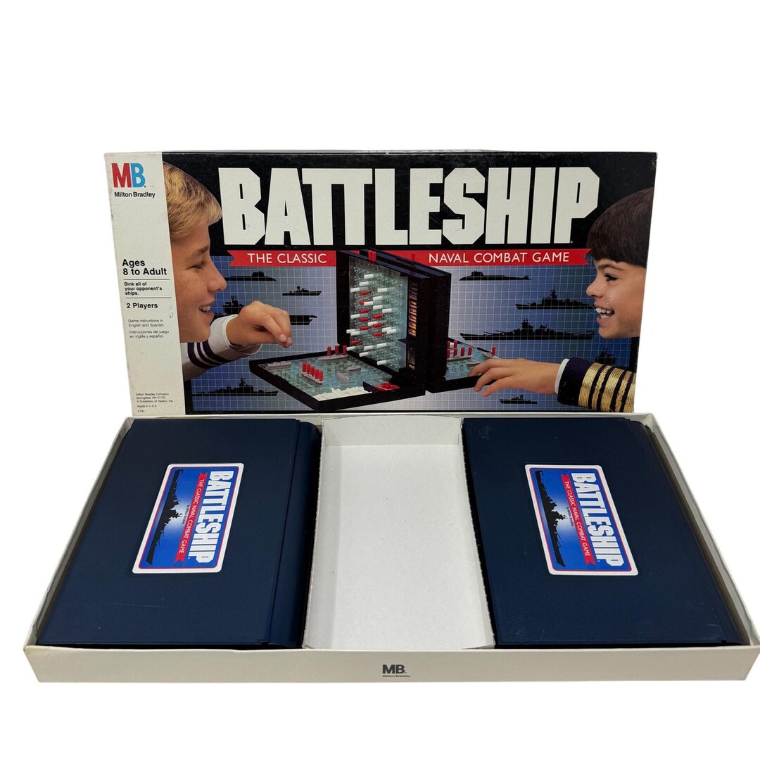 Vintage 1990 Battleship Game by Milton Bradley Missing Instructions ...