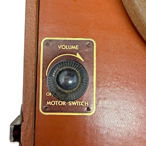 Vintage Emerson Modell 521 Tragbarer Plattenspieler Röhre Plattenspieler Teile Siehe Video Bild 5