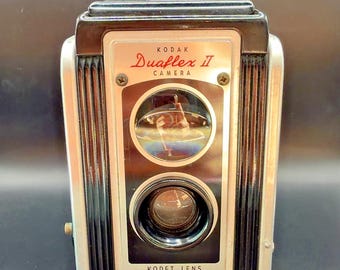 Kodak Duaflex II-reflexboxcamera met dubbele lens, vintage niet getest