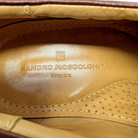 Sandro Moscoloni Vineyard Men’s Brown Leather Lace-Up Shoes 9.5D Brazil Buy Sandro Moscoloni Vineyard Men main image 2