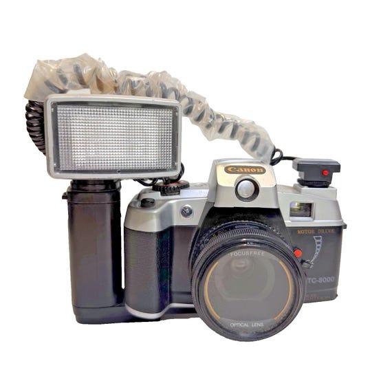 ヴィンテージ Canon TC-8000 モータードライブ 35mm カメラ レトロ 未
