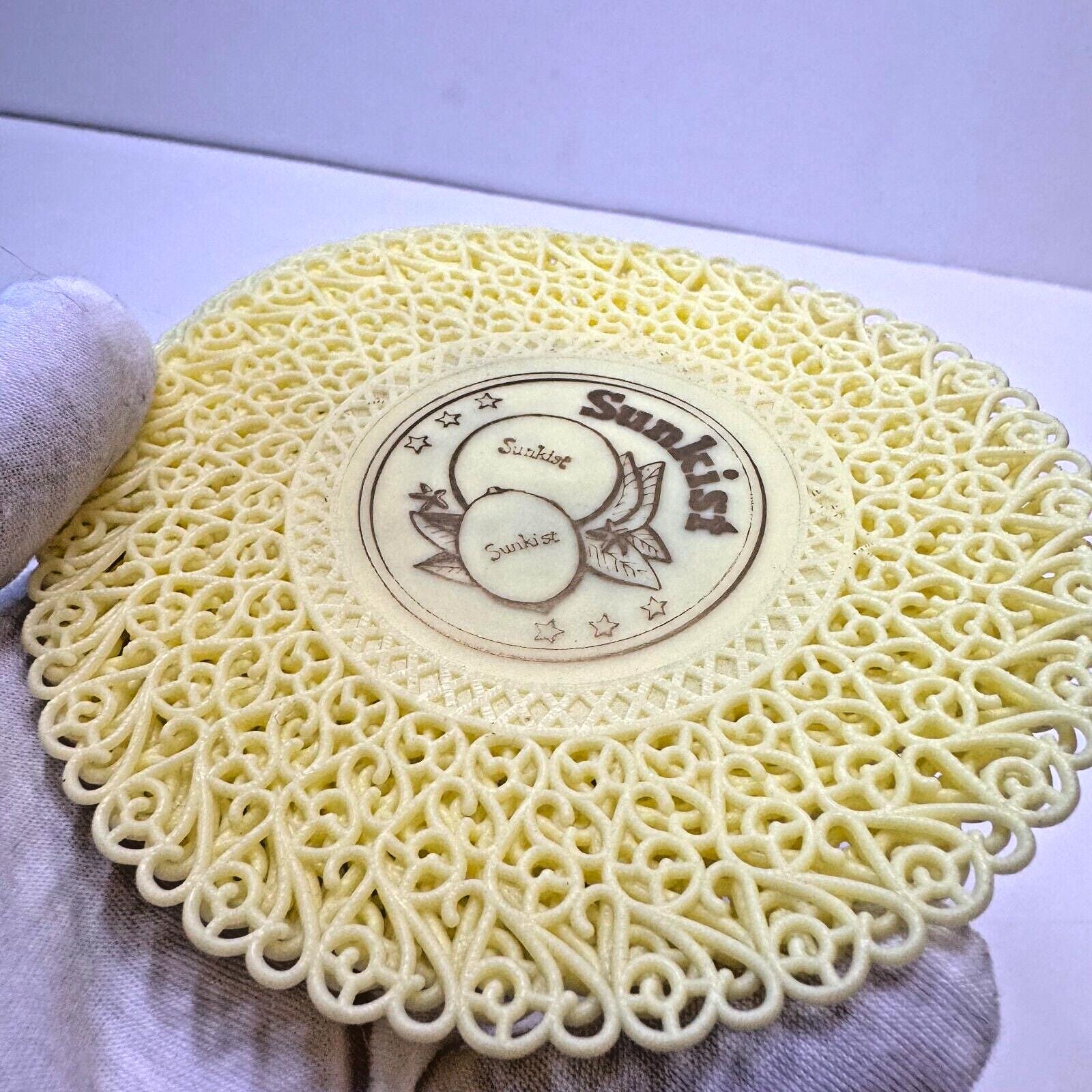 レトロ VTG サンキスト プラスチック コースター 5 枚セット 約 4.5