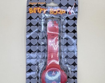 Betty Boop Digital Wristwatch King Features Syndicate/Fleischer Studio '03 NIB