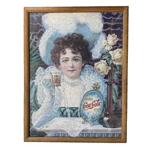 Framed Coca Cola Puzzle - Etsy