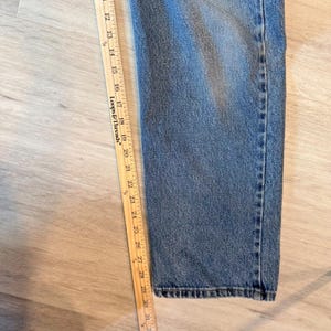 Vintage 90s Wrangler Authentics Men's 30x38 Washed Straight Denim Jeans Preowned image 8