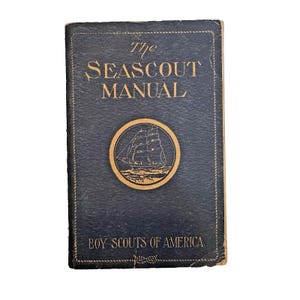 1929年 シースカウトマニュアル ボーイスカウトアメリカ協会 書籍 ペーパーバック