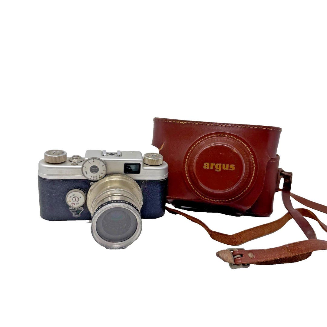 Vintage Argus C-4 35mm Rangefinder Camera With F2.8 - 50mm Lens ...