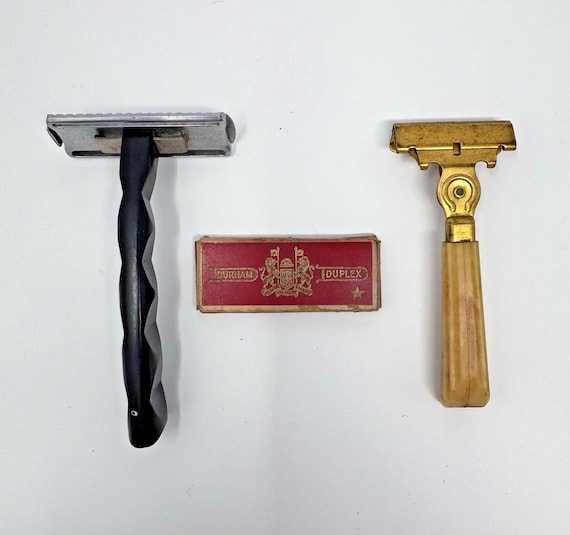 Vintage Schick Injector & Durham Duplex Safety Razors Lot W