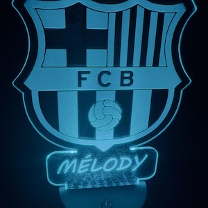 FC Barcelona Football LED Night Light