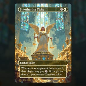 Smothering Tithe - MTG Proxy Karte - Kommandanten Deck, EDH - Hochwertige Karten - Full Art