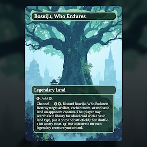 Boseiju, Who Endures - MTG Proxy Card - Commander Deck, EDH - High Quality Cards - Full Art