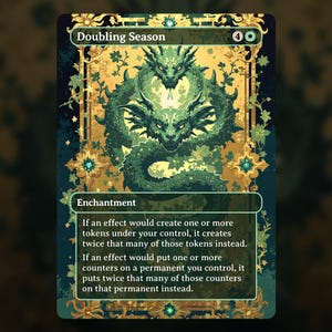 Stagione del raddoppio - Carta proxy MTG - Mazzo Commander, EDH - Carte di alta qualità - Illustrazione completa