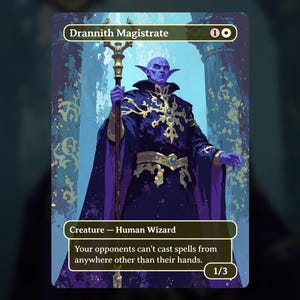 Drannith Magistrate - MTG Proxy Card - Commander Deck, EDH - High Quality Cards - Full Art