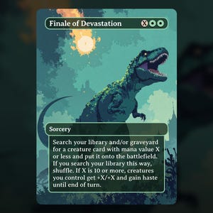Finale of Devastation - MTG Proxy Card - Commander Deck, EDH - Cartes de haute qualité - Illustrations complètes