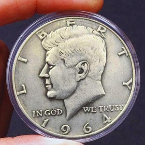 1964 kennedy half dollar coin - Etsy 日本