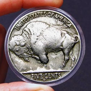 Pièces commémoratives américaines de collection à 3 pattes en nickel de buffle de 1937 D - Trésors anciens et vintage parfaits pour les collectionneurs et les cadeaux.