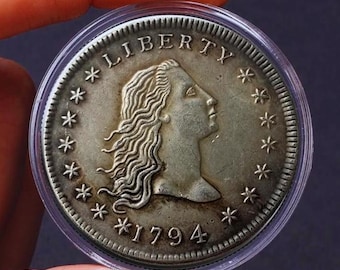 1794年製 フローイングヘアドル • 希少記念コイン • ヴィンテージ