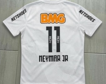Maglia da calcio bianca Santos 2011/12 Retro Neymar Jr #11 – Stile classico vintage