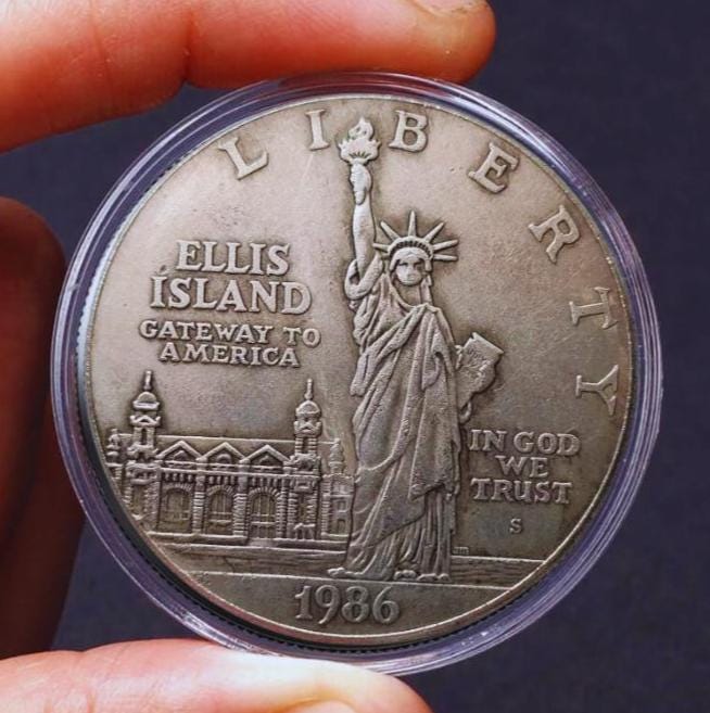 1986 liberty coins - Etsy 日本